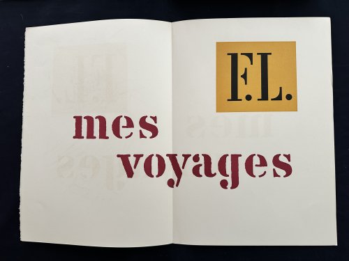 Leger. Mes Voyages. Paris, 1960, with 28 lithographs